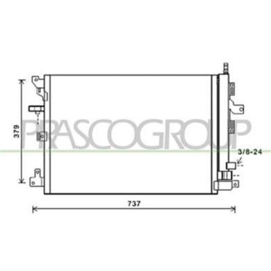 VV710C001_1.JPG Condensatore Per Volvo Xc90 Dal 2002 Al 2006