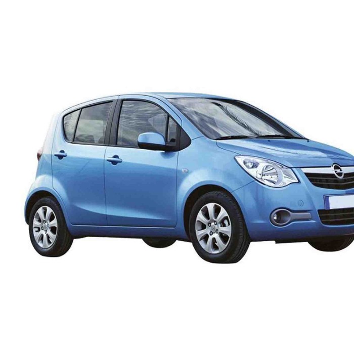 00524.JPG Piastra Specchio Per Opel Agila Lato Destro Dal 2008/02