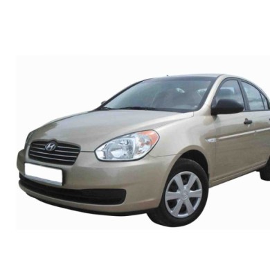 00590.JPG Piastra Specchio Per Hyundai Accent Lato Sinistro Dal 2006/04