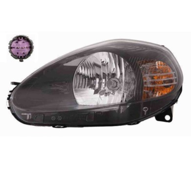 000526_AUTO.JPG Proiettore H4 Con Motore Elettrico Per Fiat Grande Punto Lato Destro Dal 2005