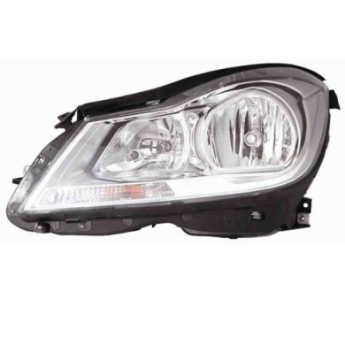 000893_AUTO.JPG Proiettore H7-h7 Con Motore Elettrico Per Mercedes Classe C W204 Lato Sinistro Dal 2011/01 Al 2013/12