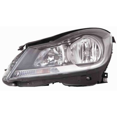 000893_AUTO.JPG Proiettore H7-h7 Con Motore Elettrico Per Mercedes Classe C W204 Lato Destro Dal 2011/01 Al 2013/12