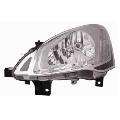 001110_AUTO.JPG Proiettore H4 Con Motore Elettrico Per Citroen Berlingo Lato Sinistro Dal 2013/04 Al 2018/06