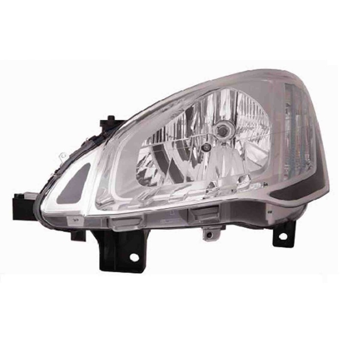 001110_AUTO.JPG Proiettore H4 Con Motore Elettrico Per Citroen Berlingo Lato Sinistro Dal 2013/04 Al 2018/06