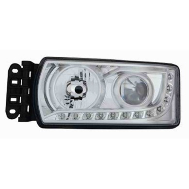 000619_AUTO.JPG Proiettore H7-h7 C/luce Diurna A Led Regolazione Manuale Per Iveco Stralis Lato Destro Dal 2002/02