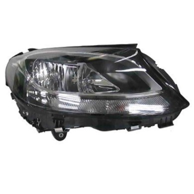 001220_AUTO.JPG Proiettore H7-h7 Con Motore Elettrico C/luce Diurna A Led Per Mercedes Classe C W205 Lato Destro Dal 2014/02 Al 