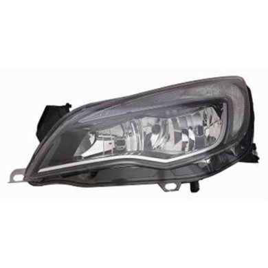 000871_AUTO.JPG Proiettore H7-h7 Con Motore Elettrico E Luce Diurna Per Opel Astra J Lato Sinistro Dal 2010/01 Al 2015/07