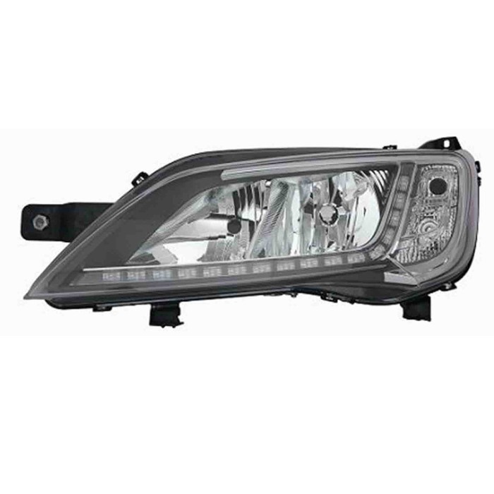 001320_AUTO.JPG Proiettore H7-h7 Con Motore Elettrico C/luce Diurna A Led Per Citroen Jumper Lato Sinistro Dal 2014/10
