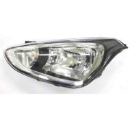 Proiettore H4-h7 Elettrico Senza Motore Per Hyundai I10 Lato Sinistro Dal 2014/01 Al 2019/11