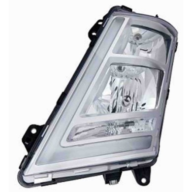 001270_AUTO.JPG Proiettore H7-h1 Regolazione Manuale C/luce Diurna A Led Per Volvo Truck Fh16 Lato Destro Dal 2013/07