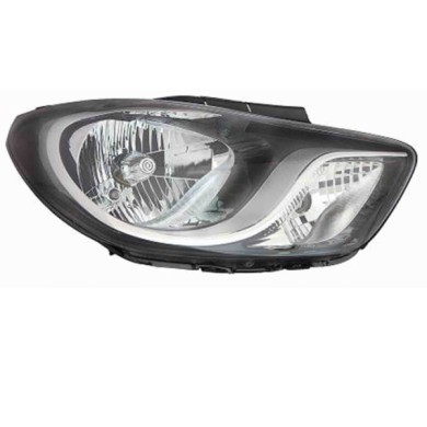 001091_AUTO.JPG Proiettore H4 Con Motore Elettrico Per Hyundai I10 Lato Destro Dal 2011/01 Al 2013/12