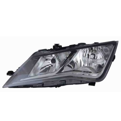 001253_AUTO.JPG Proiettore H7-h7 Con Motore Elettrico Per Seat Leon Lato Sinistro Dal 2012/11 Al 2016/12