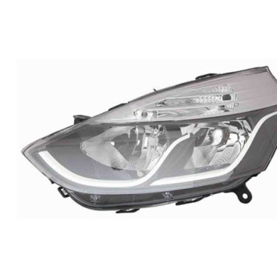 001071_AUTO.JPG Proiettore H7-h1-py24w Con Motore Elettrico Per Renault Clio Lato Sinistro Dal 2012/10 Al 2016/04