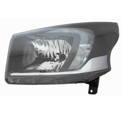 001284_AUTO.JPG Proiettore H4-py21 Elettrico Senza Motore C/luce Diurna A Led Per Opel Vivaro Lato Destro Dal 2014/06 Al 2019/05