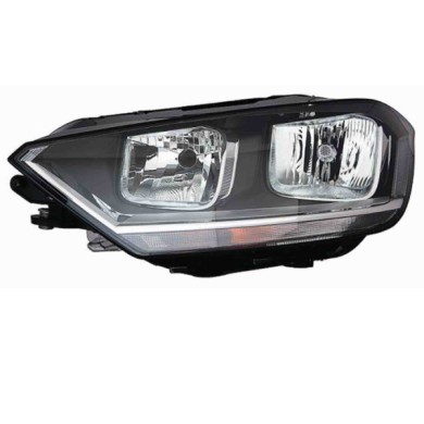 001222_AUTO.JPG Proiettore H7-h15 Con Motore Elettrico Per Volkswagen Golf Sportsvan Lato Destro Dal 2014/06