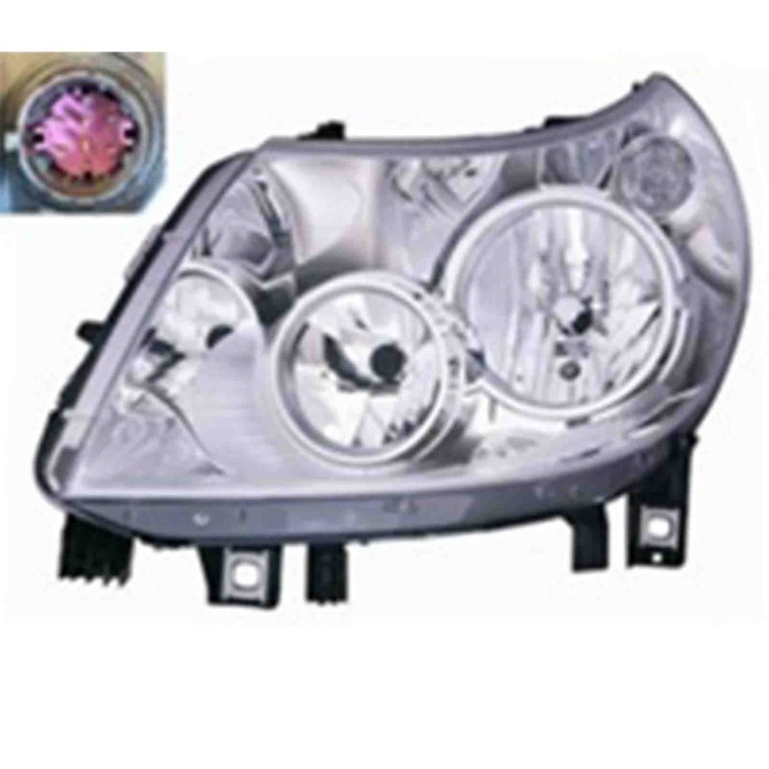 000584_AUTO.JPG Proiettore H7-h15-py21 Con Motore Elettrico Per Citroen Jumper Lato Sinistro Dal 2006/01 Al 2014/06