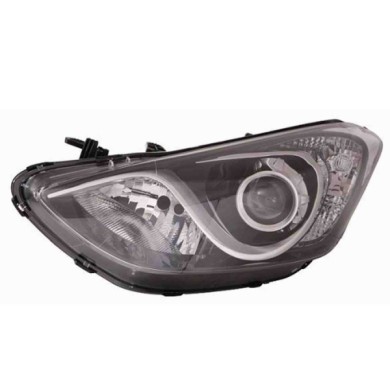 001436_AUTO.JPG Proiettore H7-h7-py21 Con Motore Elettrico Per Hyundai I30 Lato Sinistro Dal 2015/04 Al 2016/12