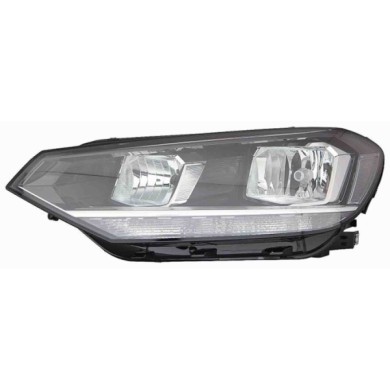 001345_AUTO.JPG Proiettore H7-h7-pwy24w-w21w Con Motore Elettrico Per Volkswagen Touran Lato Destro Dal 2015/07