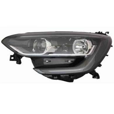 001402_AUTO.JPG Proiettore H7-h7 C/luce Diurna A Led Predisposizione Per Regolazione Elettrico Per Renault Megane Lato Destro Da