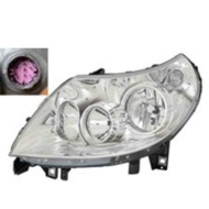 Proiettore H7-h1-py21-w5w Con Motore Elettrico Per Citroen Jumper Lato Sinistro Dal 2006/01 Al 2014/06