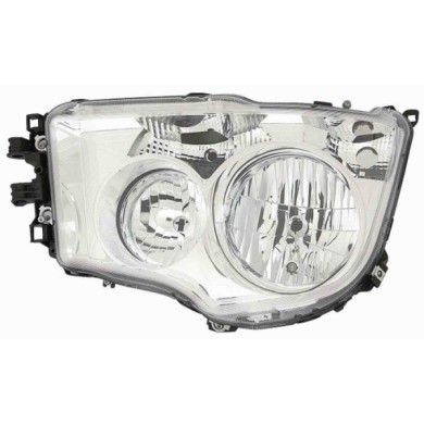 001486_AUTO.JPG Proiettore H7-h1-py21w-w5w-h21w Predisposizione Per Regolazione Man. - Elettrico Per Mercedes Arocs Lato Sinistr