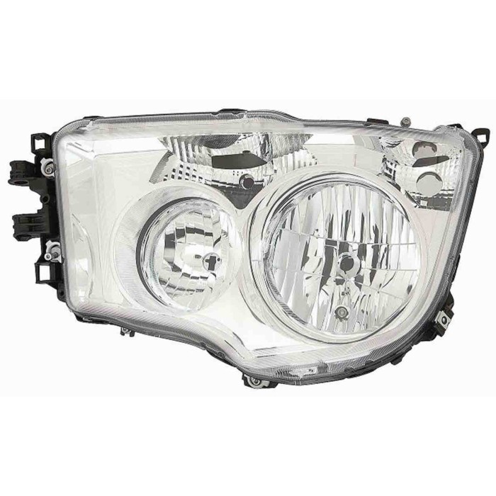 001486_AUTO.JPG Proiettore H7-h1-py21w-w5w-h21w Predisposizione Per Regolazione Man. - Elettrico Per Mercedes Arocs Lato Sinistr