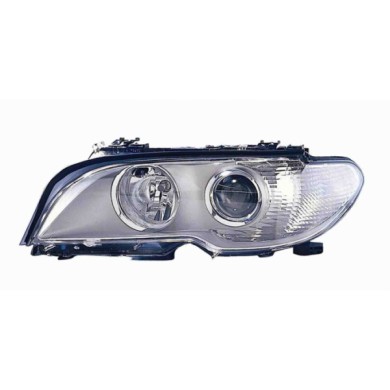 000047_AUTO.JPG Proiettore H7-h7 Con Motore Elettrico Per Bmw Serie 3 E46 Coupe' Cabrio Lato Destro Dal 2003/09 Al 2006/08