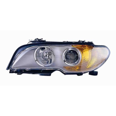 000047_AUTO.JPG Proiettore H7-h7 Con Motore Elettrico Per Bmw Serie 3 E46 Coupe' Cabrio Lato Destro Dal 2003/09 Al 2006/08