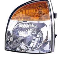 Proiettore H4 Elettrico Senza Motore Per Hyundai H 100 Pick-up - Porter Lato Destro Dal 2004/01