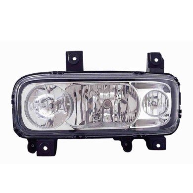 000640_AUTO.JPG Proiettore 2h1-h7 Con Fendinebbia Elettrico Senza Motore Per Mercedes Atego Lato Sinistro Dal 2005/01 Al 2013/02