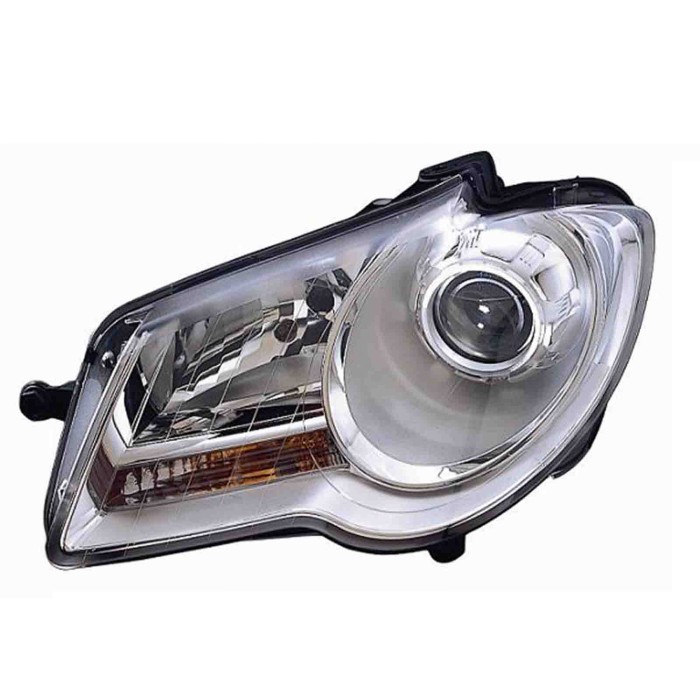 000689_AUTO.JPG Proiettore H7-h7 Con Motorin. Elettrico Per Volkswagen Touran Lato Destro Dal 2006/11 Al 2010/07
