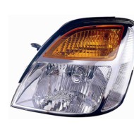 Proiettore H4 Elettrico Senza Motore Per Hyundai H1 Lato Destro Dal 2005/12 Al 2007/12