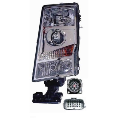 000566_AUTO.JPG Proiettore 4-h7 Predisposizione Per Regolazione Elettrico Per Volvo Truck Fm - Fh Lato Destro Dal 2002/01 Al 200