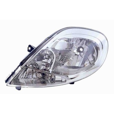 000880_AUTO.JPG Proiettore H4 Predisposizione Per Regolazione Elettrico Per Opel Vivaro Lato Sinistro Dal 2007/11 Al 2014/04