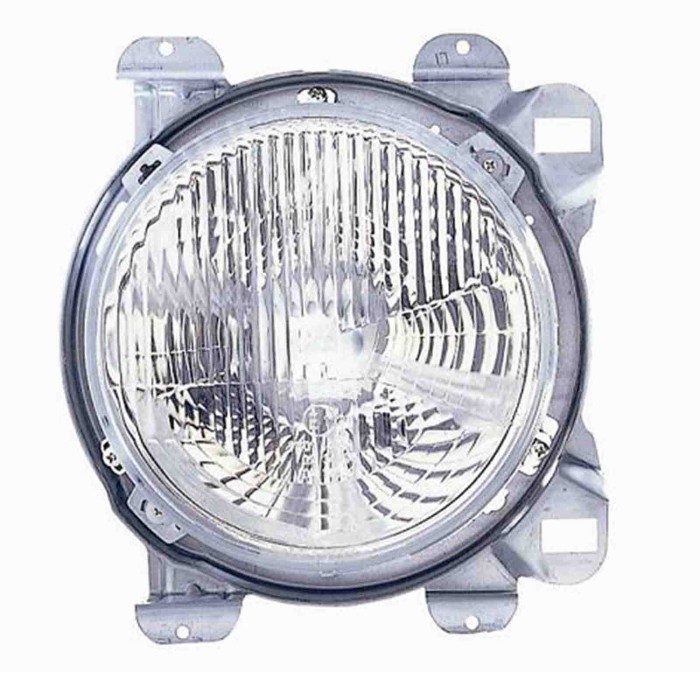 000894_AUTO.JPG Proiettore H4 C/cornice Per Volkswagen Transporter T2-t3 Lato Sinistro Dal 1979/01 Al 1990/05