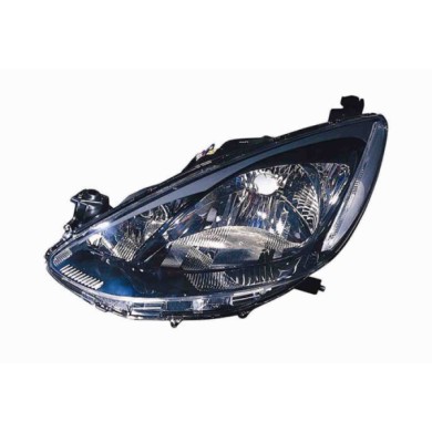 000734_AUTO.JPG Proiettore H4 Predisposizione Per Regolazione El. Per Mazda 2 Sx Dal 2007-2014