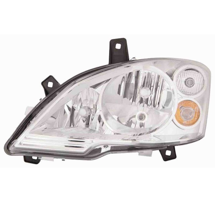 000913_AUTO.JPG Proiettore H7-h7-h7 Con Motore Elettrico Per Mercedes Vito Lato Destro Dal 2010/10 Al 2014/05