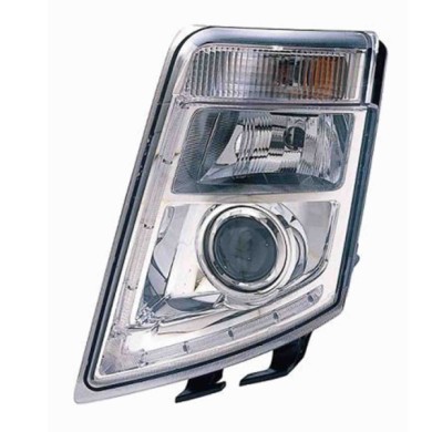 000804_AUTO.JPG Proiettore H7-h7 Regolazione Manuale A Led Per Volvo Truck Fh16 Lato Sinistro Dal 2008/02 Al 2013/05