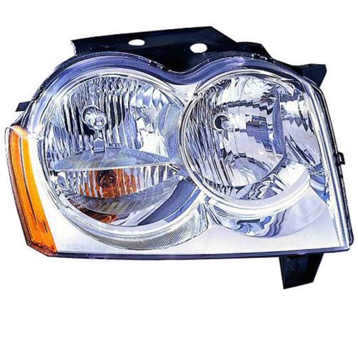 000580_AUTO.JPG Proiettore H11-hb4 Predisposizione Per Regolazione Elettrico Per Jeep Grand Cherokee Lato Sinistro Dal 2005/06 A