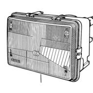 Proiettore R2 Asimmetrico Per Fiat 127 Iv Lato Sinistro Dal 1984/01 Al 1987/12