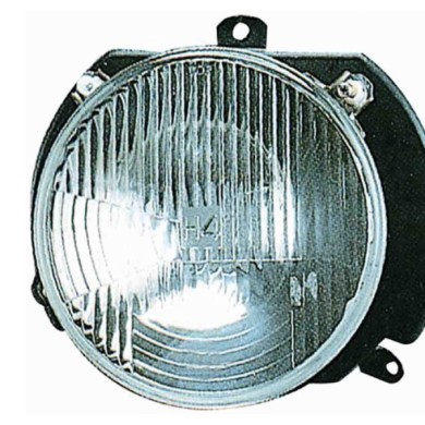 000448_AUTO.JPG Proiettore H4 Con Cornice Per Volkswagen Polo Dal 1981/10 Al 1990/09