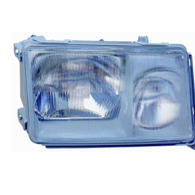 000241_AUTO.JPG Proiettore H4/h3 Predisposizione Regolazione Pneumatica Per Mercedes 200 W124 Lato Sinistro Dal 1985/01 Al 1989/