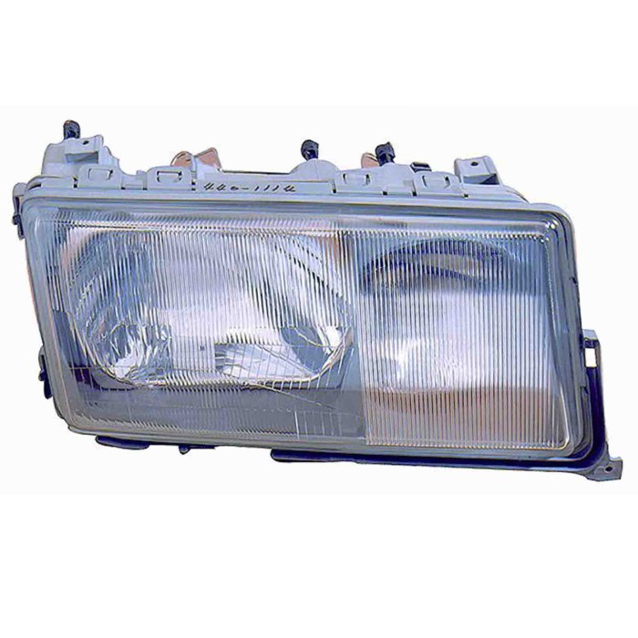000244_AUTO.JPG Proiettore H4/h3 Predisposizione Regolazione Pneumatica Per Mercedes 190 W201 Lato Sinistro Dal 1983/01 Al 1993/
