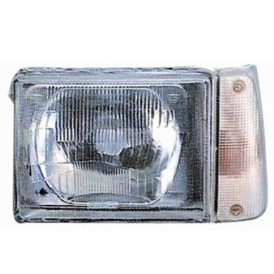 000109_AUTO.JPG Proiettore R2 Asimmetrico Regolazione Manuale Per Fiat Panda 750 Lato Destro Dal 1986/03 Al 2003/08