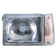 Proiettore R2 Asimmetrico Regolazione Manuale Per Fiat Panda 750 Lato Destro Dal 1986/03 Al 2003/08