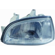 Proiettore H4 Elettrico Senza Motore Per Renault Clio Lato Sinistro Dal 1996/03 Al 1998/02