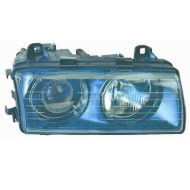 Proiettore H1/h1 Vers. Hella Elettrico Senza Motore Per Bmw Serie 3 E36 Coupe' Cabrio Lato Sinistro Dal 1994/10 Al 1999/04
