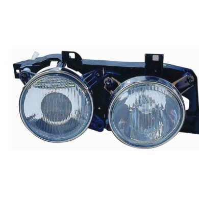 000050_AUTO.JPG Proiettore H1/h1 Elettrico Senza Motore Per Bmw Serie 5 E34 Lato Destro Dal 1988/09 Al 1997/01