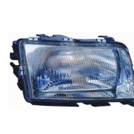Proiettore H4 Elettrico Senza Motore Per Audi 100 Lato Sinistro Dal 1990/12 Al 1994/06
