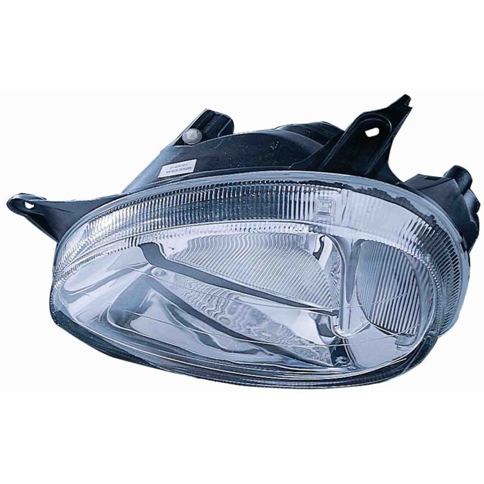 000293_AUTO.JPG Proiettore H4 Parabola Cromata Per Opel Corsa - Combo Lato Destro Dal 1993/03 Al 2000/08